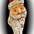 Gourd, Driftwood, and Bottle Santas  Image 1