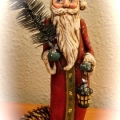 Gourd, Driftwood, and Bottle Santas  Image 6