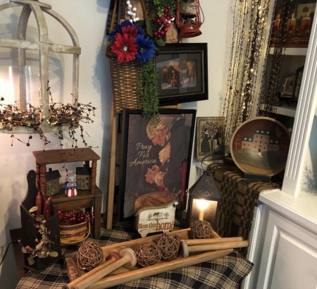 Patriotic decor , honoring Frontline Heroes Main Image