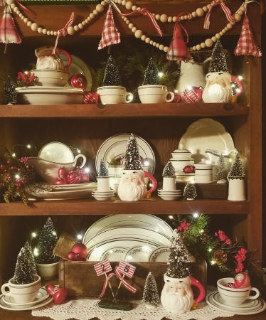 Vintage dishes and Christmas Main Image