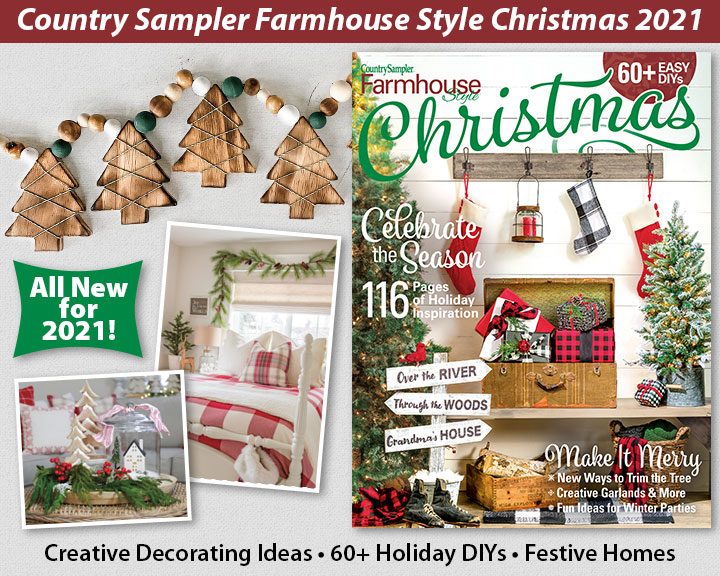 Country Sampler Farmhouse Style Christmas 2021